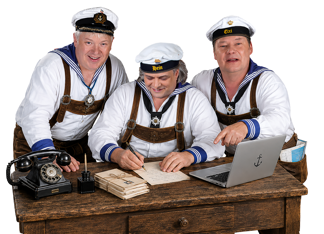 Matrosen in Lederhosen